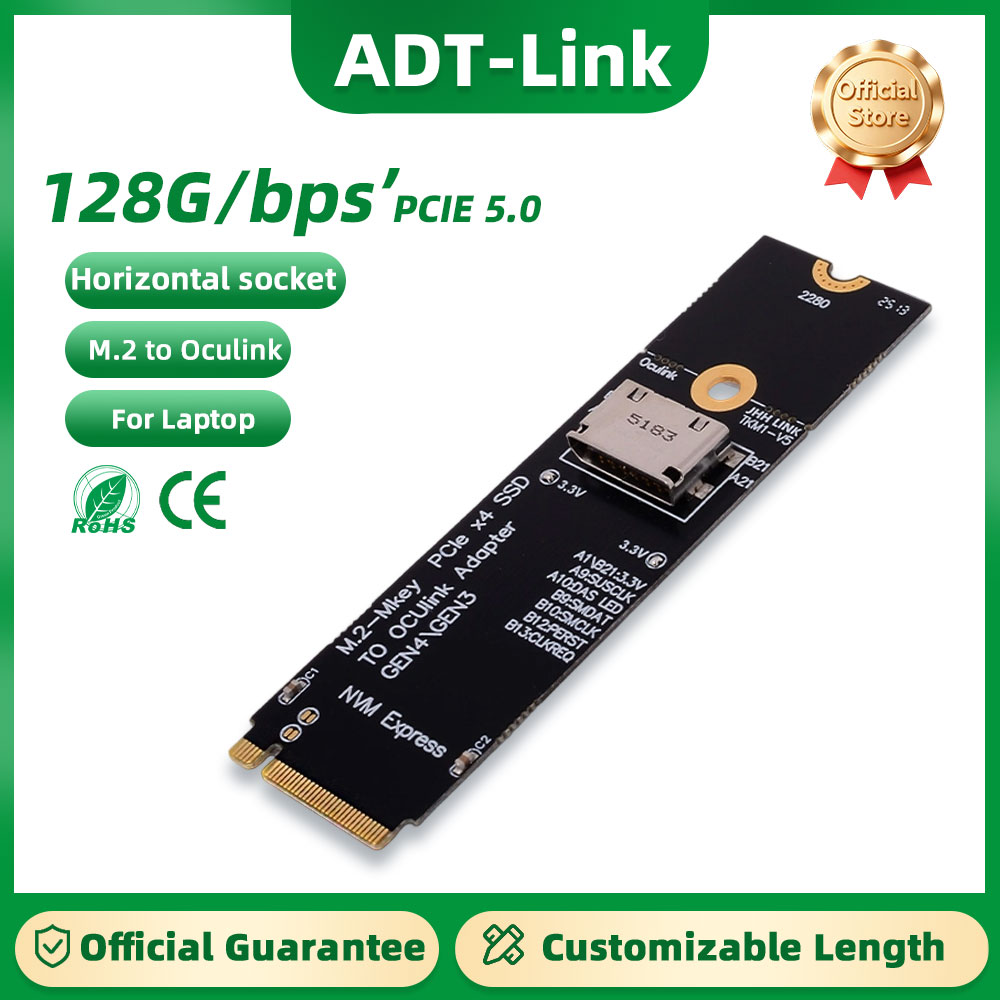 การ์ดขยาย ADT-Link PCIe 5.0 X4 - Oculink Egpu Dock Graphics Card บทวิจารณ์และราคา