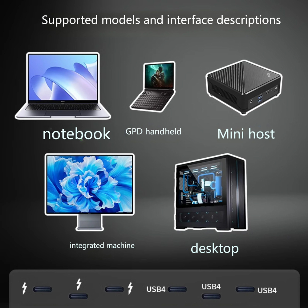 อะแดปเตอร์ Oculink Thunderbolt - Oculink Egpu Dock Graphics Card บทวิจารณ์และราคา
