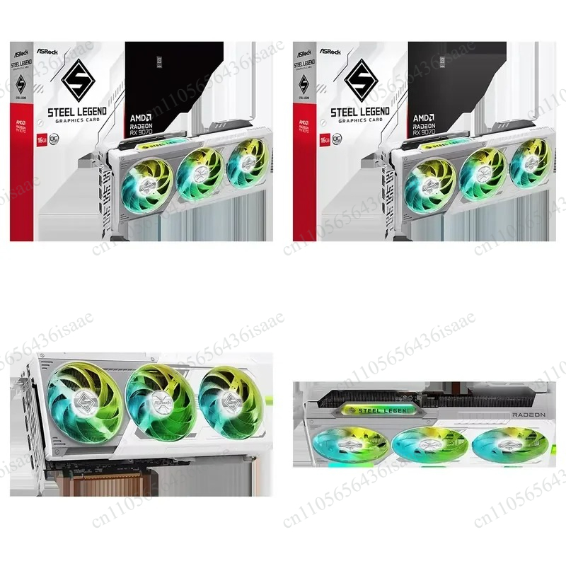 การ์ดกราฟิก Radeon RX 9070 XT  - Triple Fan Gaming Graphics Card 16Gb บทวิจารณ์และราคา